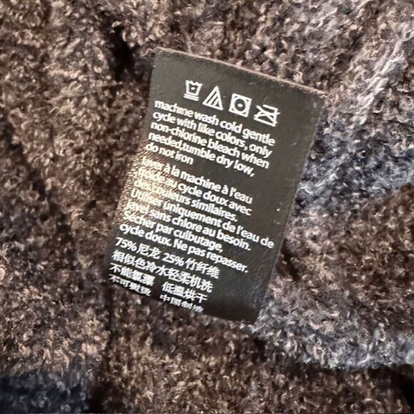 Barefoot Dreams Cozychic Lite Circle Cardigan Gray / Taupe Brown Size Medium - Picture 7 of 12